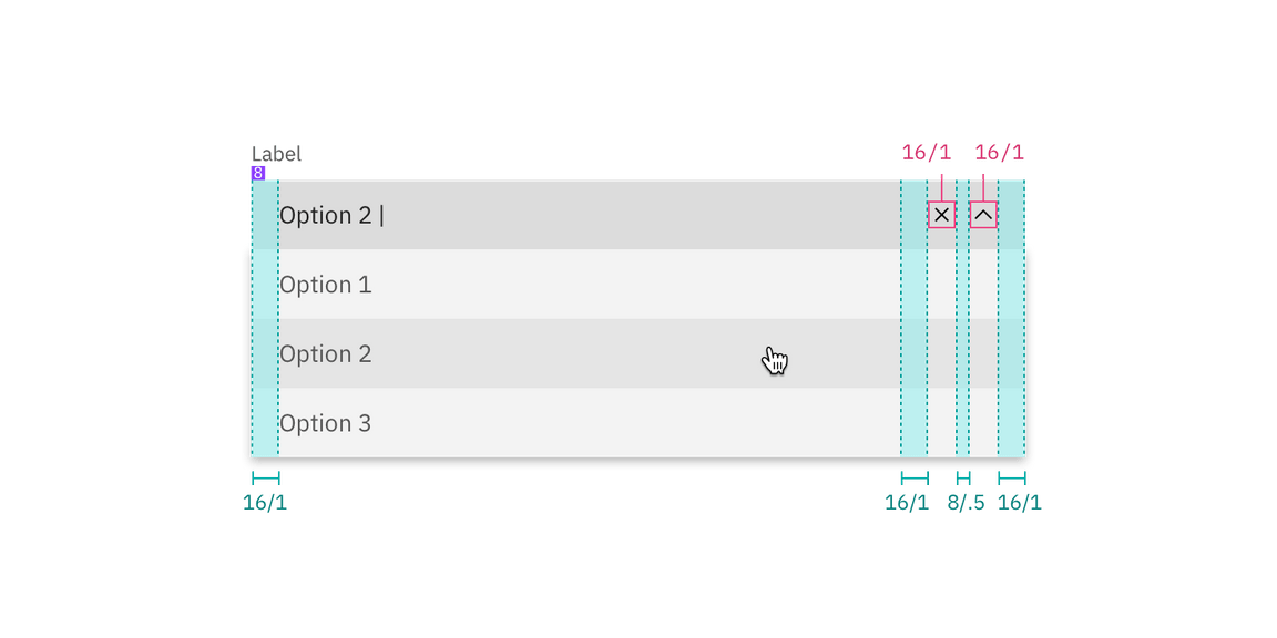 Spacing for multi-select dropdown with filtering Spacing for multi-select dropdown with filtering